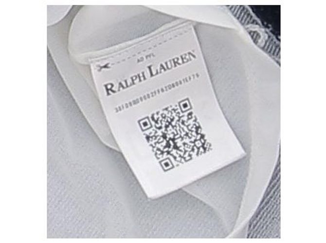 Polo Ralph Lauren Pullover mit Pailletten in Marineblau und Weiß - Ansicht 5