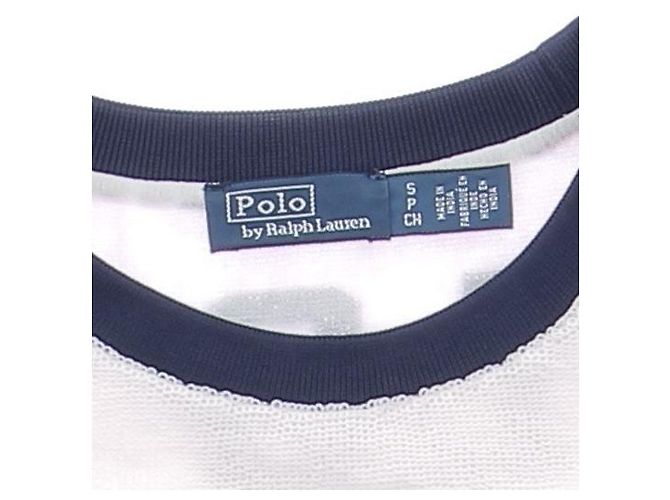 Polo Ralph Lauren Pullover mit Pailletten in Marineblau und Weiß - Ansicht 6