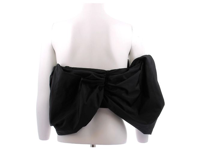 Autre Marque Top negro abullonado H&M STUDIO - vista 2