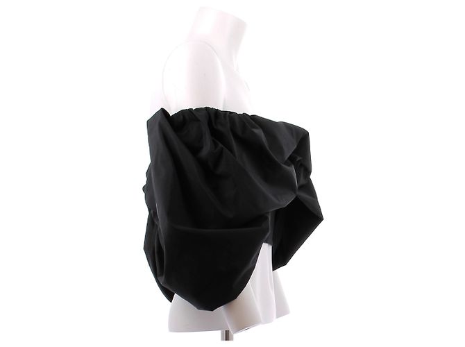 Autre Marque Top negro abullonado H&M STUDIO - vista 3