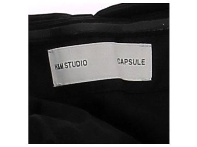 Autre Marque Top negro abullonado H&M STUDIO - vista 5