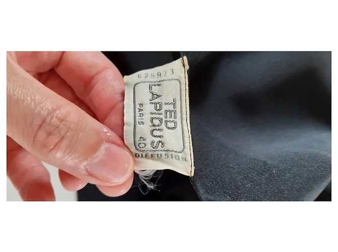 Autre Marque Vestido Ted Lapidus Diffusion negro de viscosa - vista 7