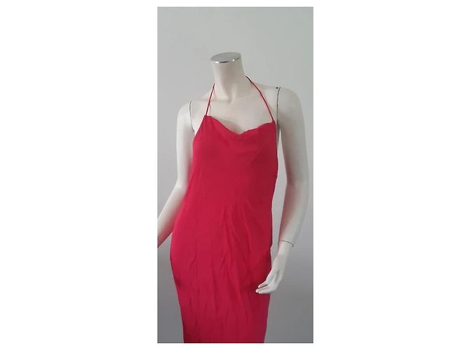Ba&Sh Fame Kleid Fuchsia Viskose Fuschia - Ansicht 2