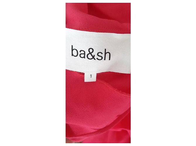 Ba&Sh Fame Kleid Fuchsia Viskose Fuschia - Ansicht 3