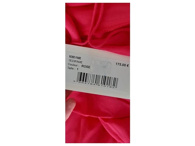 Ba&Sh Fame Kleid Fuchsia Viskose Fuschia - Ansicht 6