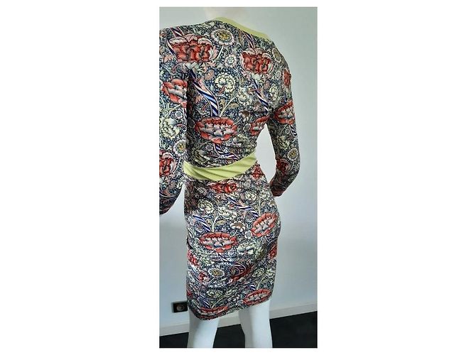 Just Cavalli Kleid mit Blumenmuster und Langarm Mehrfarben - Ansicht 2