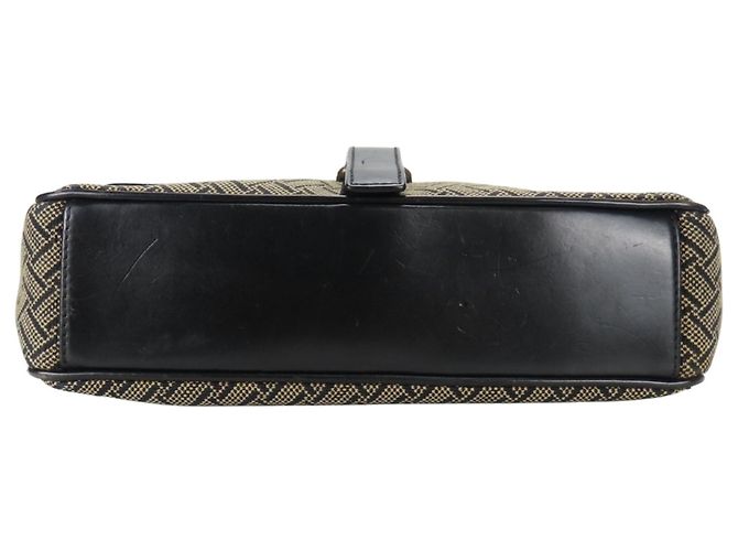 Borsa a Spalla da Uomo Salvatore Ferragamo FB-24 5020 Nero Beige - vista 6