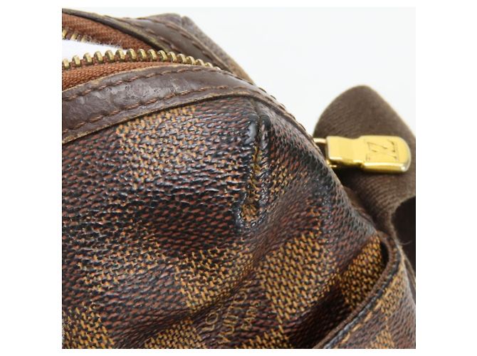 Borsa a Spalla Trotter Bobur Louis Vuitton Marrone Damier ebene - vista 11