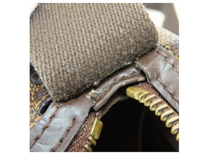 Borsa a Spalla Trotter Bobur Louis Vuitton Marrone Damier ebene - vista 15