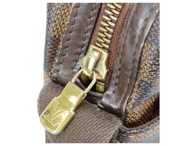 Borsa a Spalla Trotter Bobur Louis Vuitton Marrone Damier ebene - vista 19