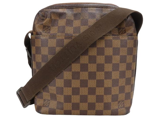 Borsa a Spalla Trotter Bobur Louis Vuitton Marrone Damier ebene - vista 2