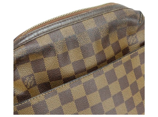 Borsa a Spalla Trotter Bobur Louis Vuitton Marrone Damier ebene - vista 27