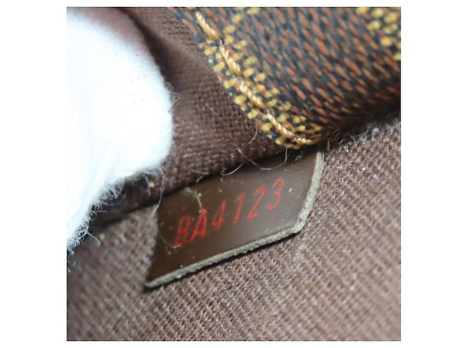Borsa a Spalla Trotter Bobur Louis Vuitton Marrone Damier ebene - vista 29