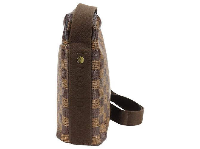 Borsa a Spalla Trotter Bobur Louis Vuitton Marrone Damier ebene - vista 4
