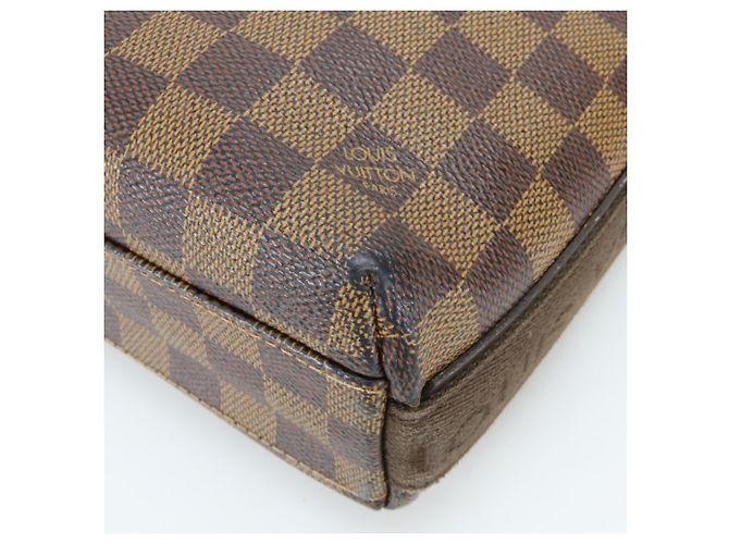 Borsa a Spalla Trotter Bobur Louis Vuitton Marrone Damier ebene - vista 8