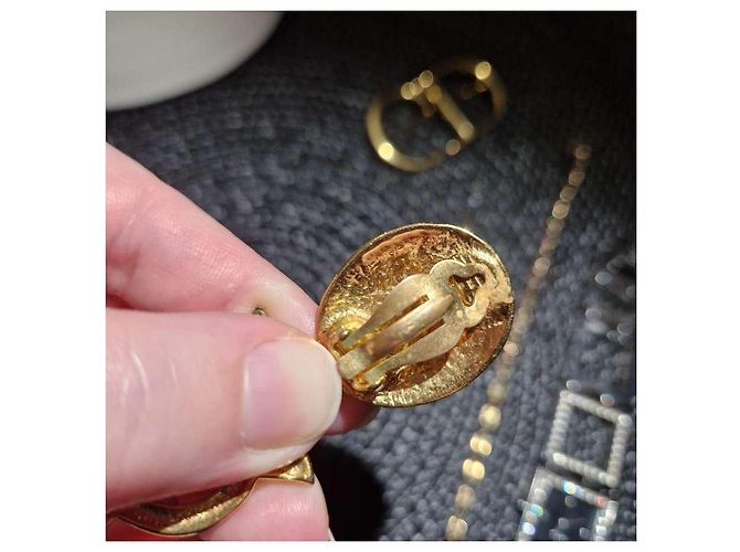 Orecchini Yves Saint Laurent YSL D'oro - vista 7