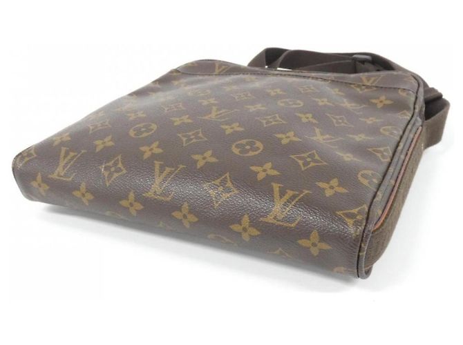 Borsa a Spalla Trotter Bobur Monogramma Louis Vuitton Marrone - vista 3