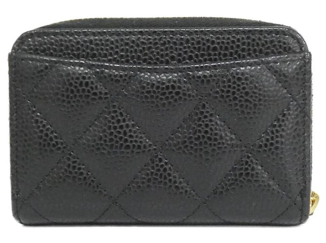 Timeless Chanel zeitloser klassischer Münzbeutel Schwarz - Ansicht 2