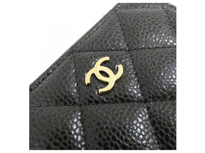 Timeless Chanel zeitloser klassischer Münzbeutel Schwarz - Ansicht 4