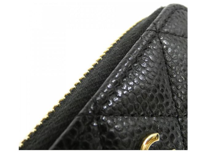 Timeless Chanel zeitloser klassischer Münzbeutel Schwarz - Ansicht 5