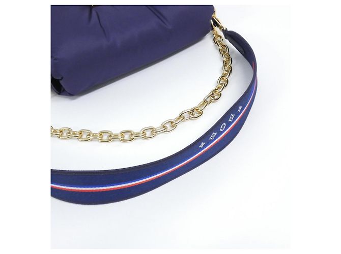 Borsa a Spalla Louis Vuitton Twist MM Blu - vista 4