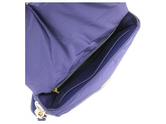 Borsa a Spalla Louis Vuitton Twist MM Blu - vista 5