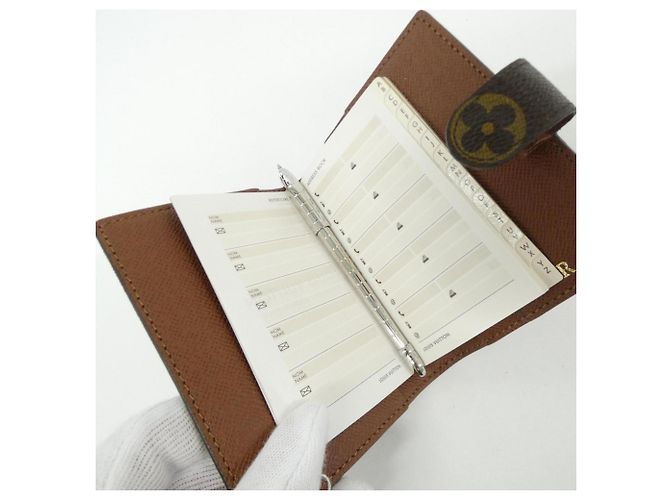 Louis Vuitton Monogram Agenda Mini Organizer Brown - view 4