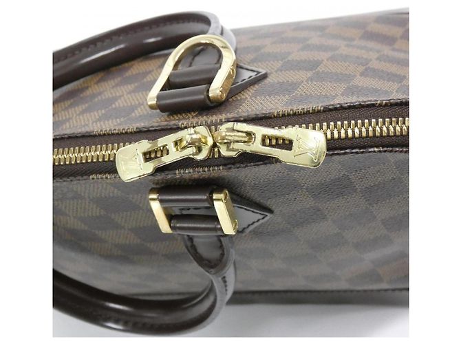 Borsa a mano Damier Alma PM Louis Vuitton Marrone - vista 4