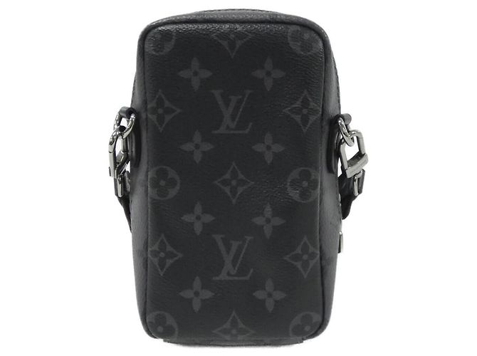 Pochette Doppia per Telefono Monogram Eclipse Inverso Louis Vuitton Nero - vista 2