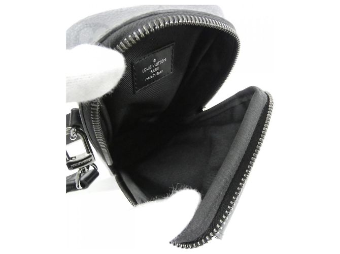 Pochette Doppia per Telefono Monogram Eclipse Inverso Louis Vuitton Nero - vista 8