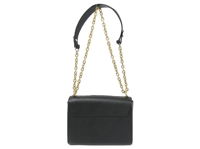 Borsa a Spalla Louis Vuitton Epi Twist MM M41867 Nero - vista 2