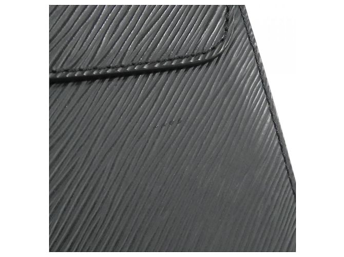 Borsa a Spalla Louis Vuitton Epi Twist MM M41867 Nero - vista 7