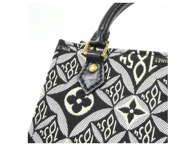 Borsa Petite Sac Plat Louis Vuitton SINCE1854 Nero - vista 3