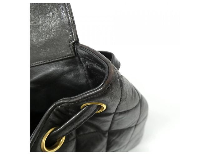 Schwarzer Lammleder-Rucksack Chanel 04194 - Ansicht 9