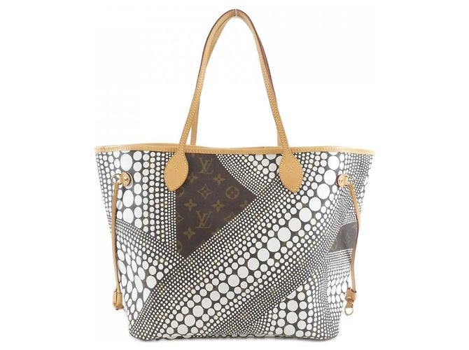 Bolso Louis Vuitton Monogram Wave Neverfull MM Castaño Blanco Monograma - vista 2