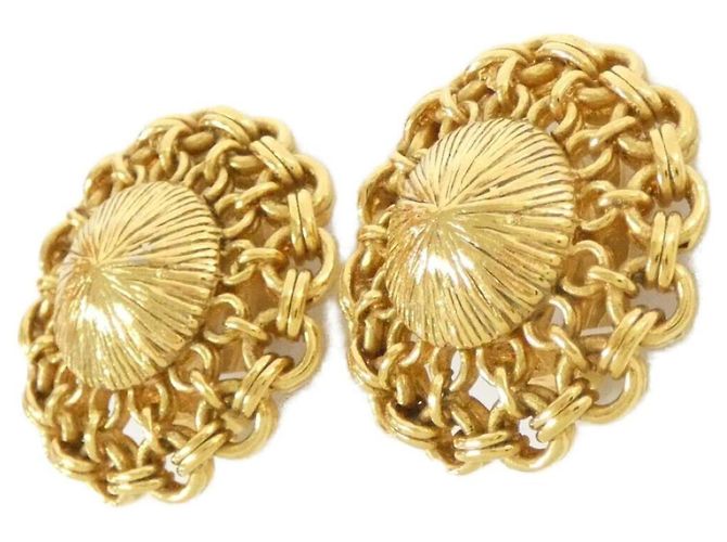 Orecchini a clip dorati Chanel D'oro - vista 2