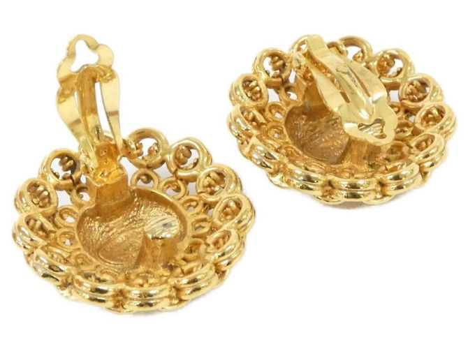 Orecchini a clip dorati Chanel D'oro - vista 3