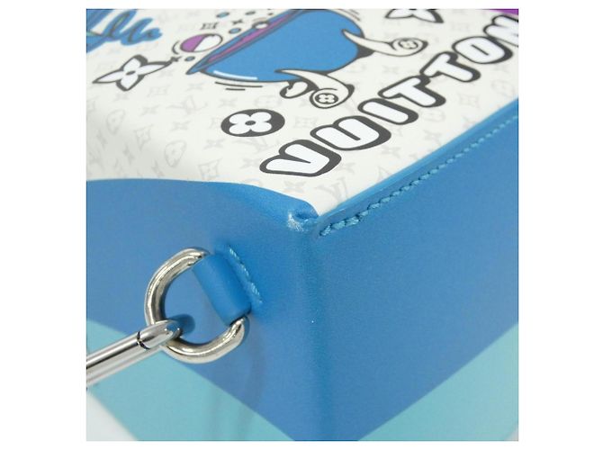 Borsa a Spalla Louis Vuitton Sandwich Box M82029 Blu - vista 3