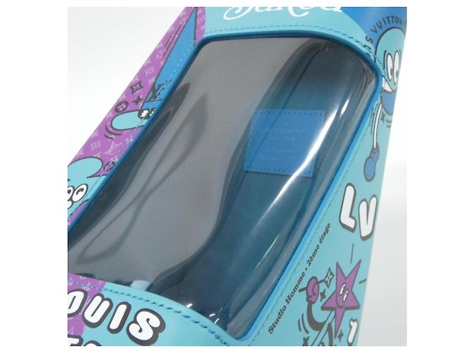 Borsa a Spalla Louis Vuitton Sandwich Box M82029 Blu - vista 4