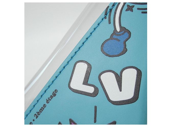 Borsa a Spalla Louis Vuitton Sandwich Box M82029 Blu - vista 5
