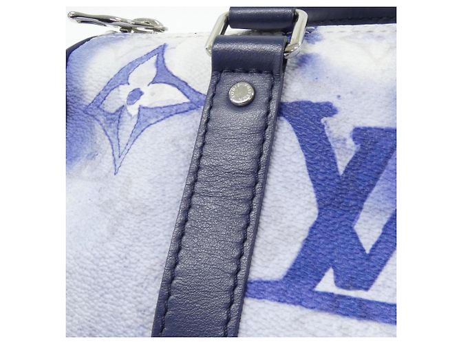 Boston Bag Keepall XS Monogram Watercolor Louis Vuitton Blau - Ansicht 3