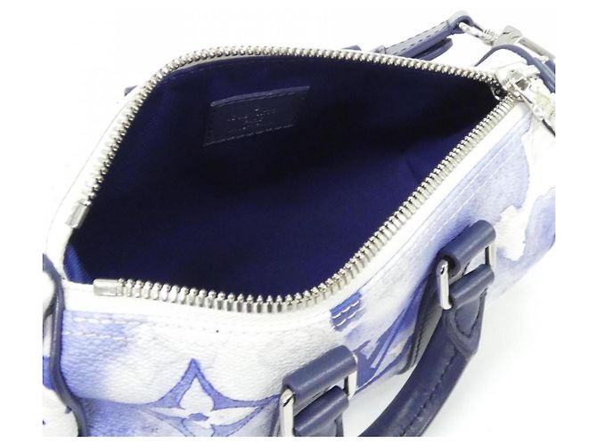 Boston Bag Keepall XS Monogram Watercolor Louis Vuitton Blau - Ansicht 7