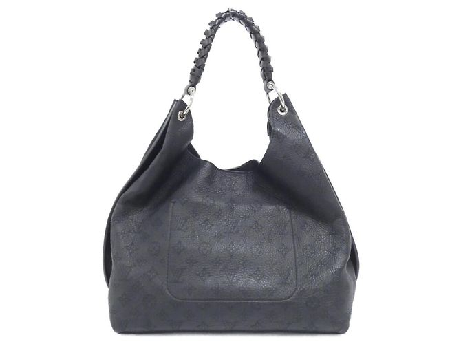 Borsa a spalla hobo Mahina Carmel di Louis Vuitton Nero - vista 2
