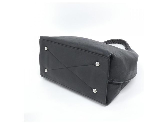 Borsa a spalla hobo Mahina Carmel di Louis Vuitton Nero - vista 3