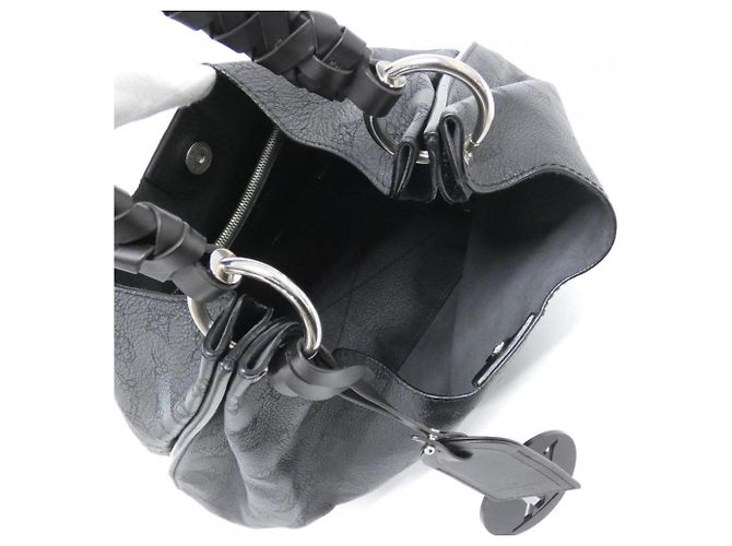 Borsa a spalla hobo Mahina Carmel di Louis Vuitton Nero - vista 7