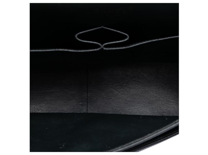 Chanel Nero Jumbo Classico Caviar Doppio Flap - vista 4