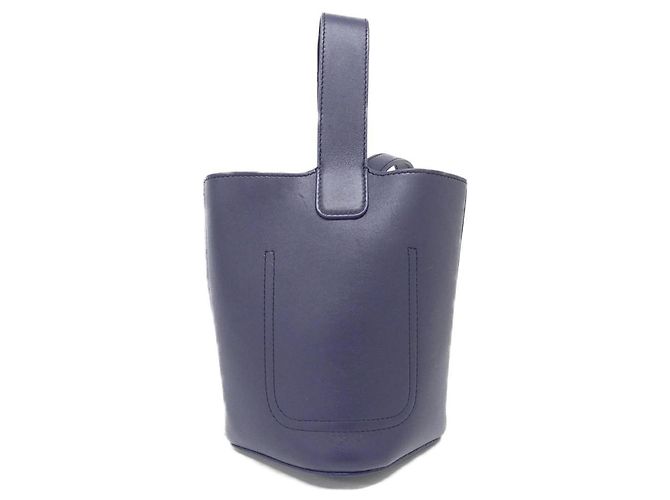 Mini bolsa bucket Pebble da Loewe Azul - vista 2