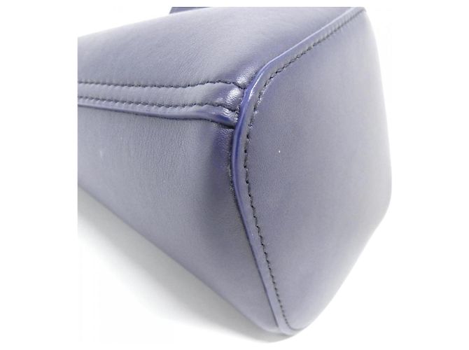 Mini bolsa bucket Pebble da Loewe Azul - vista 3