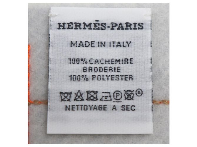Sciarpa in cashmere Grand Blode Berline di Hermès Marrone - vista 4