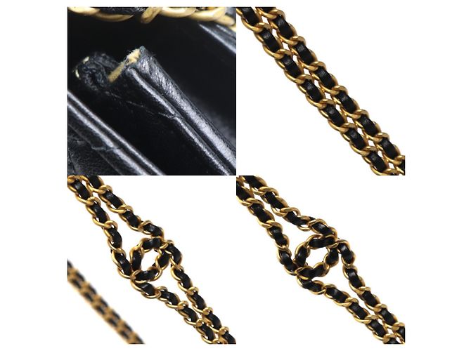 Bolso bandolera para teléfono Chanel Matelassé Negro - vista 7